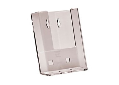 PORTA DEPLIANT 1/3 A4 DA PARETE TRASPARENTE