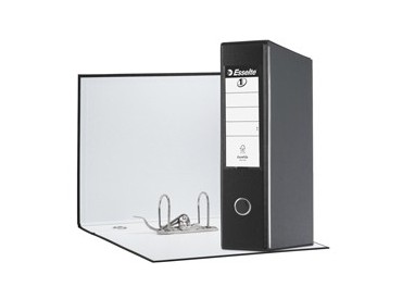 Registratore EUROFILE G55 nero dorso 8cm f.to protocollo ESSELTE