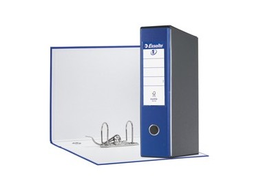 Registratore EUROFILE G55 blu dorso 8cm f.to protocollo ESSELTE