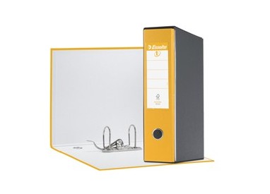 Registratore EUROFILE G55 giallo dorso 8cm f.to protocollo ESSELTE