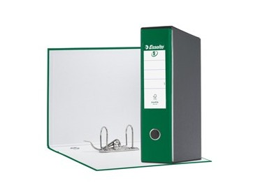 Registratore EUROFILE G55 verde dorso 8cm f.to protocollo ESSELTE