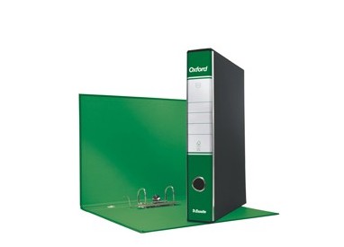 Registratore OXFORD G84 verde dorso 5cm f.to protocollo ESSELTE