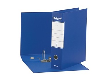 Registratore OXFORD G83 blu dorso 8cm f.to commerciale ESSELTE