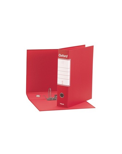 Registratore OXFORD G83 rosso dorso 8cm f.to commerciale ESSELTE