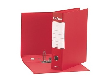 Registratore OXFORD G83 rosso dorso 8cm f.to commerciale ESSELTE
