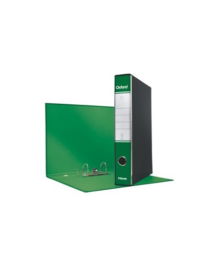 Registratore OXFORD G82 verde dorso 5cm f.to commerciale ESSELTE