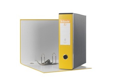 Registratore EUROFILE G53 giallo dorso 8cm f.to commerciale ESSELTE