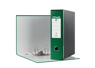 Registratore EUROFILE G53 verde dorso 8cm f.to commerciale ESSELTE