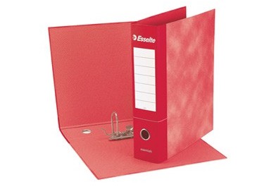 Registratore ESSENTIALS G73 rosso dorso 8cm f.to commerciale ESSELTE