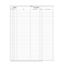 REGISTRO MERCI IN LAVORAZIONE 31X24 47PAG. E2286