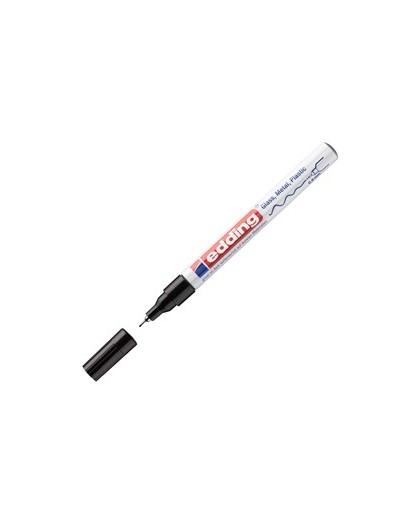 Marcatore EDDING 780 punta extra fine vernice nero