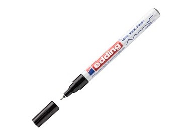 Marcatore EDDING 780 punta extra fine vernice nero