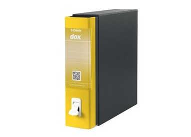 Registratore New Dox 1 giallo dorso 8cm f.to commerciale Esselte