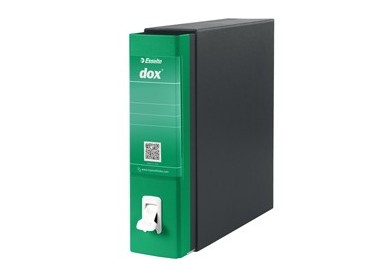 Registratore New Dox 1 verde dorso 8cm f.to commerciale Esselte