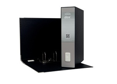 Registratore Dox 2 grigio chiaro dorso 8cm f.to protocollo Esselte