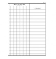 REGISTRO GIORNALE LAVORI 31x21cm 47pagine numerate E2909 EDIPRO