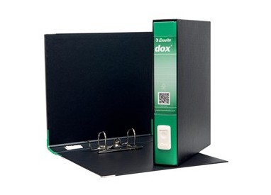 Registratore Dox 4 verde dorso 5cm f.to commerciale Esselte