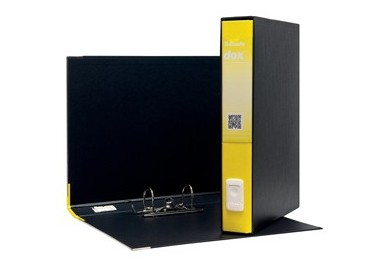 Registratore Dox 5 giallo dorso 5cm f.to protocollo Esselte