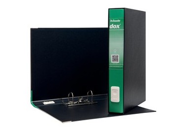 Registratore Dox 5 verde dorso 5cm f.to protocollo Esselte