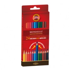 ASTUCCIO 24 MATITE COLORATE ACQUARELLO KOHINOOR
