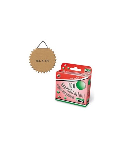 SCATOLA 100 APPENDICARTELLI ADESIV. TELA GOMMATA ART.A373