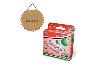 SCATOLA 100 APPENDICARTELLI ADESIV. TELA GOMMATA ART.A373