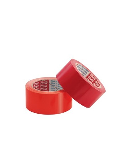 NASTRO ADESIVO PVC 66MTX50MM ROSSO 4204 TESA