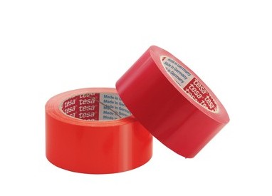 NASTRO ADESIVO PVC 66MTX50MM ROSSO 4204 TESA