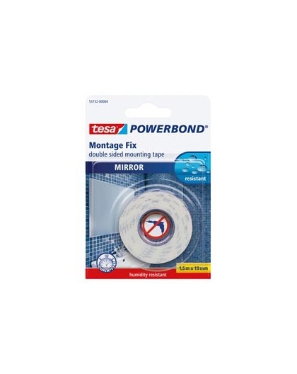 NASTRO BIADESIVO 1,5MTX19MM PER SPECCHI IN BLISTER