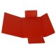 CARTELLINA C/ELASTICO 25X34CM ROSSO PRESSPAN 32P