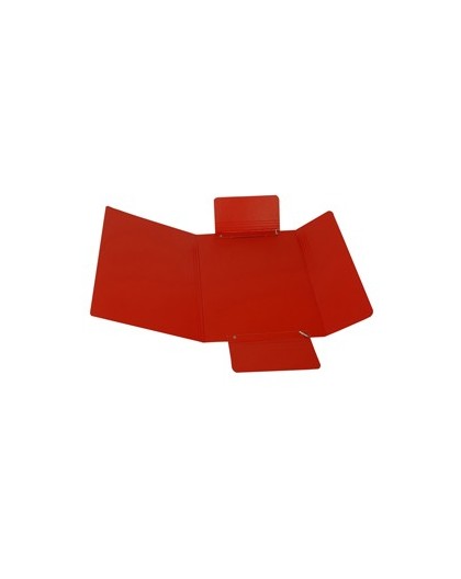 CARTELLINA C/ELASTICO 25X34CM ROSSO PRESSPAN 32P