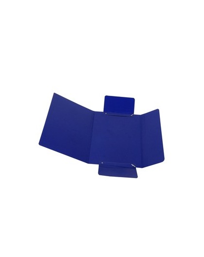 CARTELLINA C/ELASTICO 25X34CM BLU PRESSPAN 32P