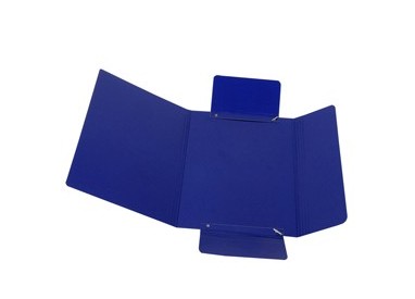CARTELLINA C/ELASTICO 25X34CM BLU PRESSPAN 32P