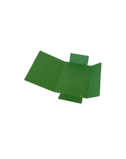CARTELLINA C/ELASTICO 25X34CM VERDE PRESSPAN 32P