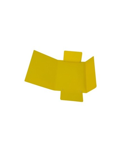 CARTELLINA C/ELASTICO 25X34CM GIALLO PRESSPAN 32P