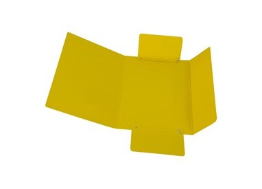 CARTELLINA C/ELASTICO 25X34CM GIALLO PRESSPAN 32P