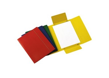 CARTELLINA C/ELASTICO 25X34CM ASSORTITO PRESSPAN 32P