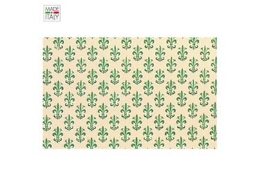 ROTOLO CARTARIVESTO 50X500CM GIGLIO VERDE LAVABILE REX58