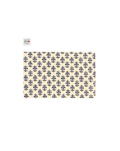 ROTOLO CARTARIVESTO 50X500CM GIGLIO BLU LAVABILE REX58