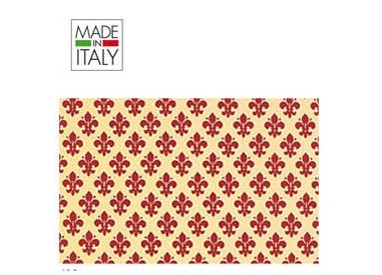 ROTOLO CARTARIVESTO 49X300CM GIGLIO ROSSO ADESIVO REXTACO