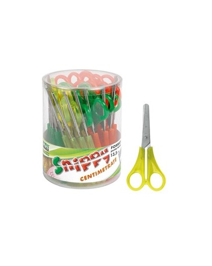 BARATTOLO 24 FORBICI CENTIMETRATE 13,5CM X MANCINI ART.409