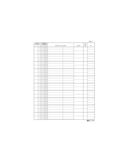 REGISTRO DICHIARAZIONE ESPORTATORI 31X24 100FG E2798