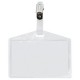 100 portanome Pass 3P 9,5x6cm c/clip in metallo s/cartoncino Sei Rota