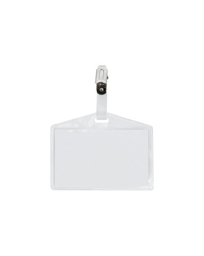 100 portanome Pass 3P 9,5x6cm c/clip in metallo s/cartoncino Sei Rota