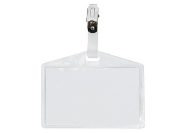 100 portanome Pass 3P 9,5x6cm c/clip in metallo s/cartoncino Sei Rota