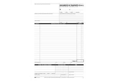 BLOCCO DDT 29,7X21CM 25FG 4 COPIE AUTORICALCANTE E5218C EDIPRO