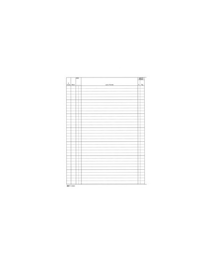 REGISTRO CONTABILITA' DEI LAVORI 31x21cm 47pag numerate E2923 EDIPRO