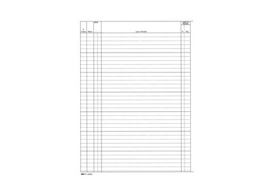 REGISTRO CONTABILITA' DEI LAVORI 31x21cm 47pag numerate E2923 EDIPRO