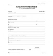 CARTELLA SANITARIA DI RISCHIO per lavoratori esposti ad agenti cancerogeni E2434