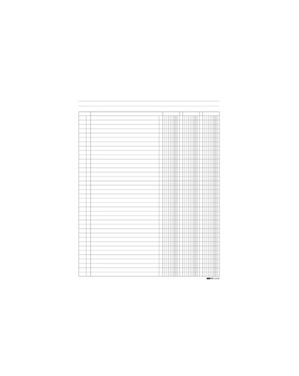 REGISTRO A 3 COLONNE 100PAG. 31X24CM E2769 EDIPRO